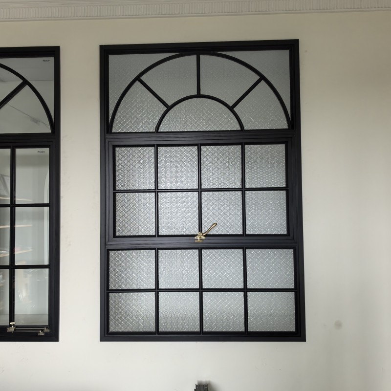 Thermal Break French Style Alum Awning Window Stay Open Matte Black Frame Colors