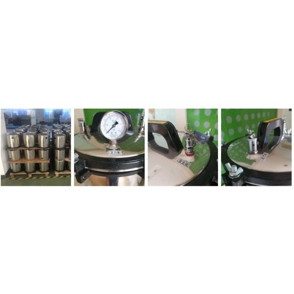 24L Steam Sterilization Equipment Dual Eletric Or Gas Heated System Autoclave