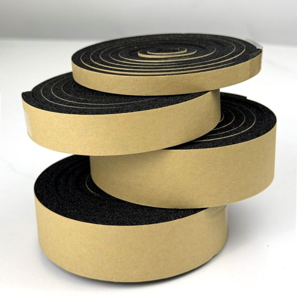 NBR Weather Stripping Foam Tape Customizable High Resilience Foam Weather Seal