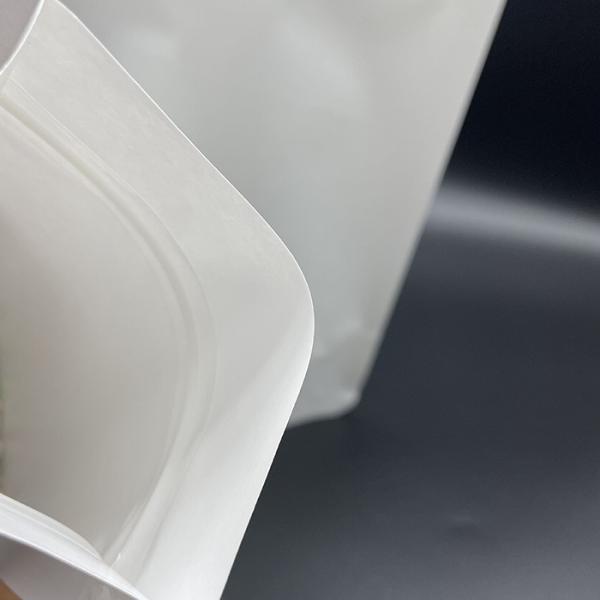 Biodegradable Kraft Paper Packaging Bags Stand Up Zipper Pouches