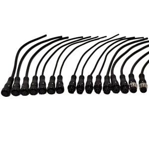 Мужской прямой кабель M12 для светодиодного оборудования / медицинского устройства OEM