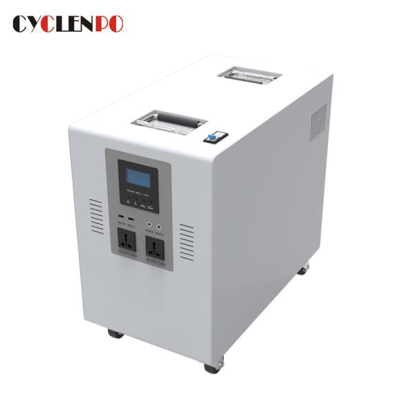 Portable 48V LiFePO4 Battery AC 220V DC 5kwh Solar Portable Power Bank Station