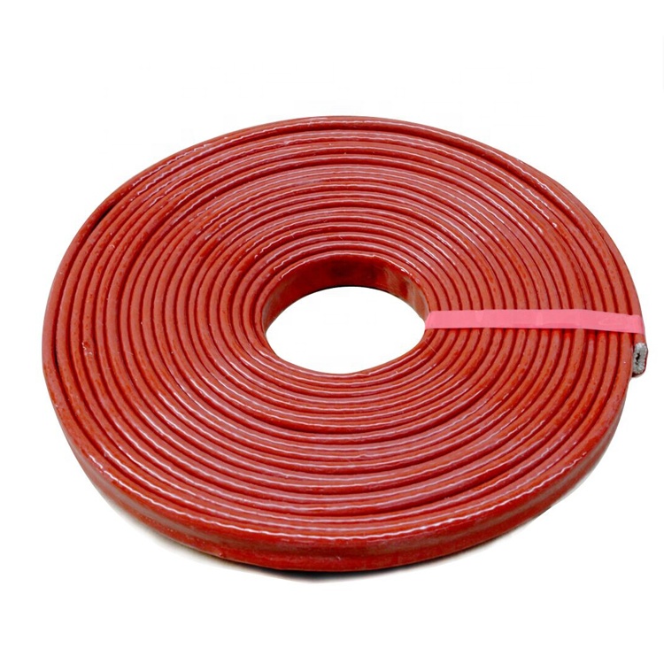 Sleeving стеклоткани силиконовой резины 0.5mm изолировал огнеупорное