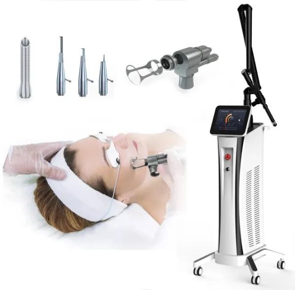 Tratamento de pele por laser fracionário Remover estrias cicatrizes Marcas de alongamento CO2 Máquina de aperto de vagem por laser fracionário