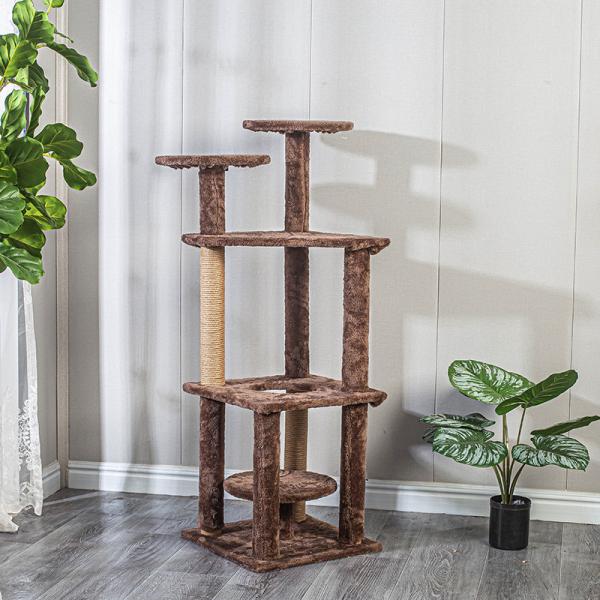 Multi Color Sisal Cat Climbing Tower Design 1/2/3 Layers for Customized Requirements