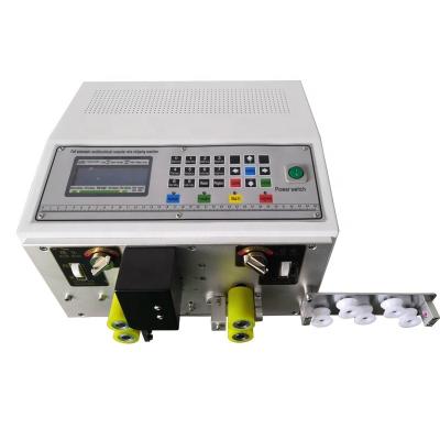 Máquina automática de corte e descolamento de fios de cabo para vários comprimentos de descolamento