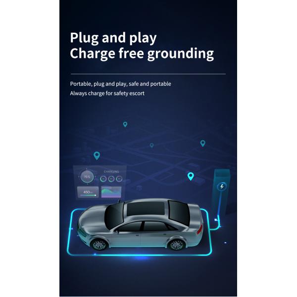8-32A Adjustable EV Charger GBT Type1 Type2 3.5KW 7KW 11KW 22KW for EV Portability