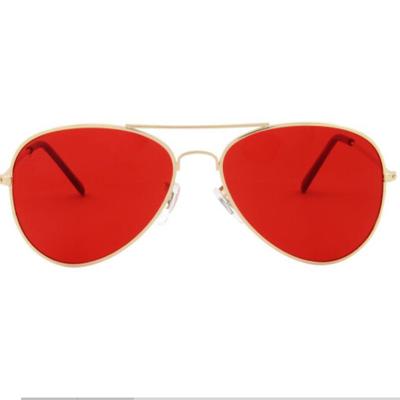 Hony Metal Frame Red Green Glasses Vision Therapy CE Rosh EN71