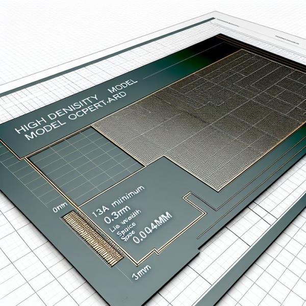 HDI PCBボード 0.3mm BGAピッチ 0.04mm 消費電子機器用ラインスペース