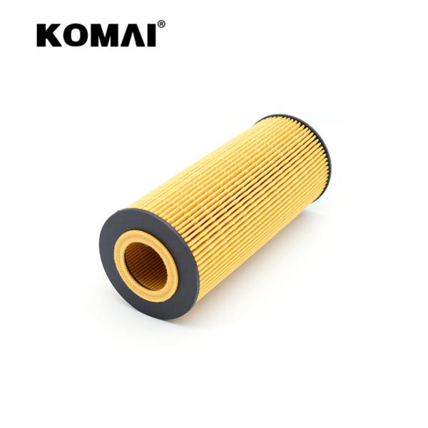 Yellow Color Excavator Oil Filter Cartridge Diesel Engine Spare Parts 0001801709