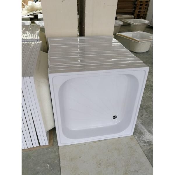 Under Tile Bath Single Color Acrylic Shower Tray with 50mm Diameter Waste Hole at Prices