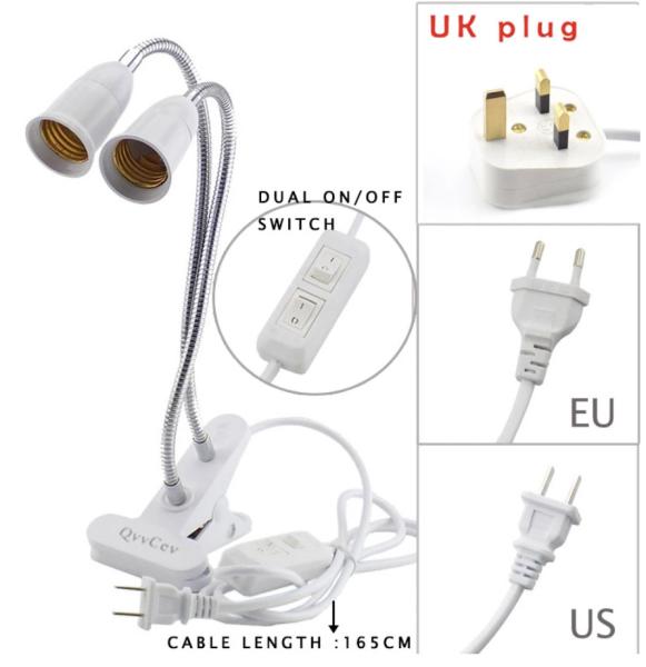 165Cm Flexible Gooseneck Hose 200 LED Phyto Lamp Plant Grow Light