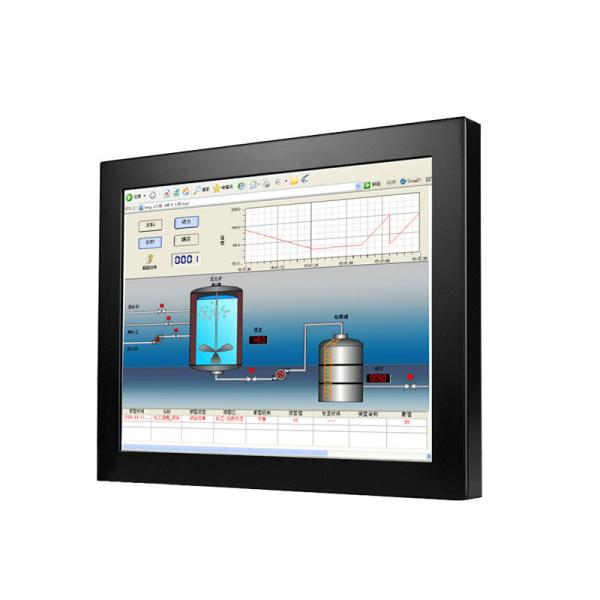 Monitor de pantalla táctil industrial de 21,5 pulgadas 1920*108 IP65 con PLC/Robot HMI integrado, pantalla LCD de montaje en panel plano capacitiva/resistiva