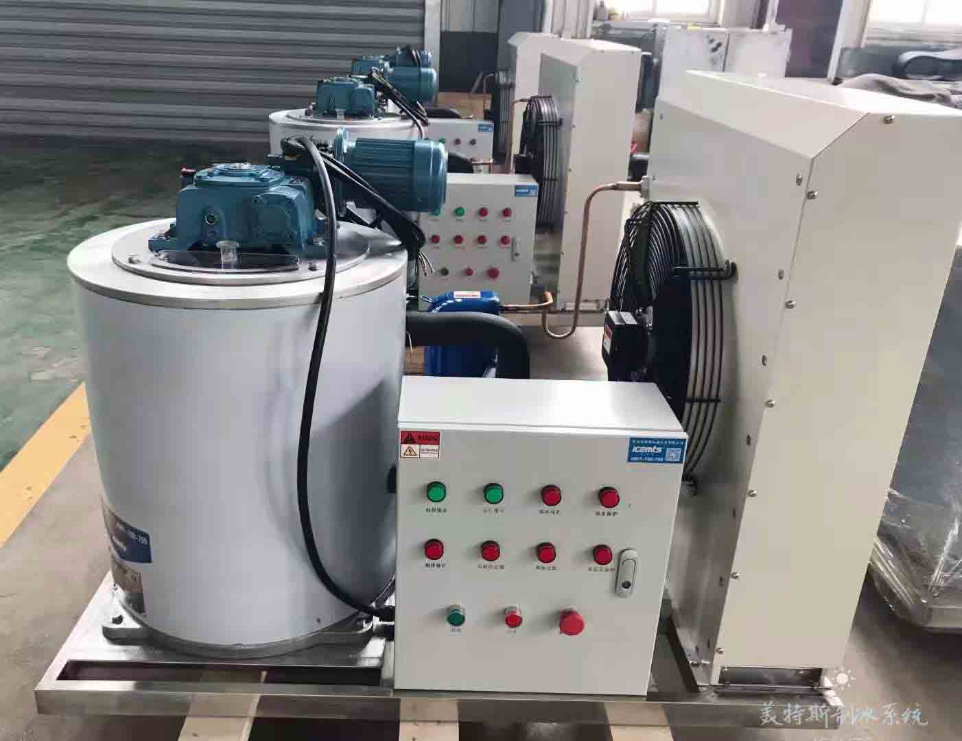 Часы хладоагента R404a 1ton/24 шелушатся хранение льда машины создателя льда