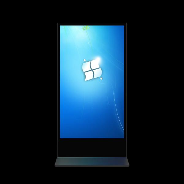 Floor Standing 75 Inch Lcd Advertising Player 4K Vertical Monitor Totem Touch Screen Kiosk Display Digital Signage
