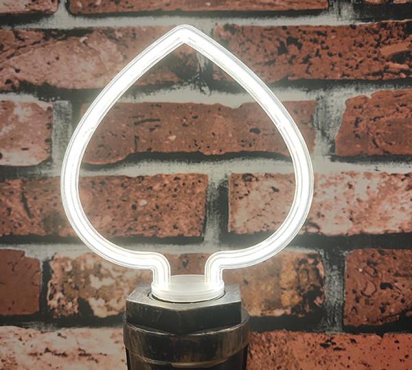 Love Shap Night Plastic Led Flexible Filament Bulb 4w E27 Frosted
