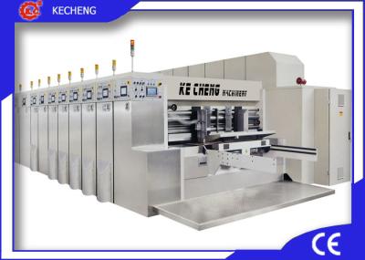 6 Color Hd Flexo Printing Slotting Machine Water Ink High Defination