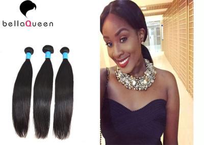 Cabelo humano reto preto natural brasileiro do Virgin em linha reta limpo