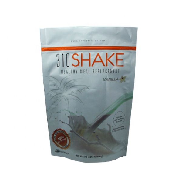 Zipper Bag Recyclable Customized Printed Stand Up Protein Powder Pouch Aluminum Foil Packaging Maylar Bags with Ziplock