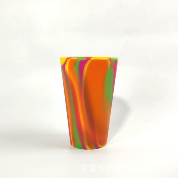 Drinkware Type Cups Saucers 14oz Unbreakable Silicone Stemless Wine Glass Cup for Parties