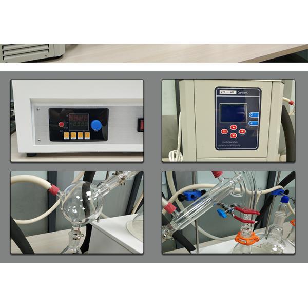 Лаборатория дистиллятора 20L извлечения эфирного масла оборудования выгонки короткого пути молекулярная