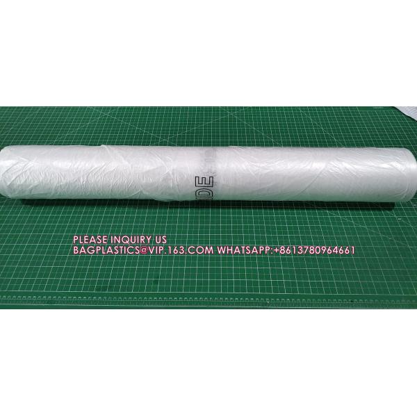 Car Protective Film Manufacturer Auto Paint Pre Taped Masking Film Painters Plastic Sheeting Roll with Masking Tape