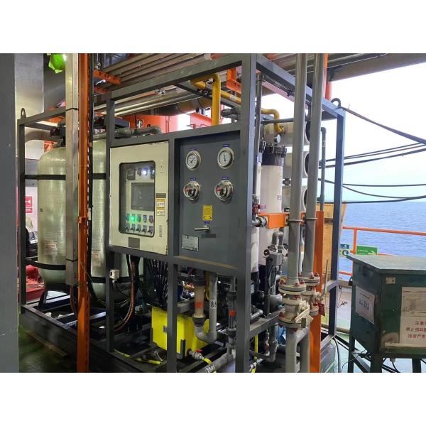 Оборудование обратного осмоза морской воды 1500L/D для сверля платформ, оффшорны