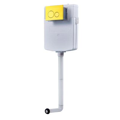 Adjustable Height 400mm concealed flush cistern White In Wall 304 wall gebrit tank classic chrome plated grid