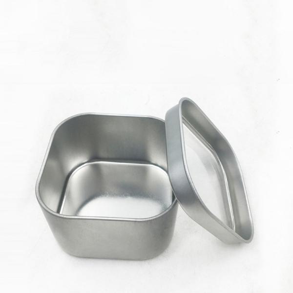 Square Iron Cans Tinplate Empty Metal Container Tin Cans For Food Storage
