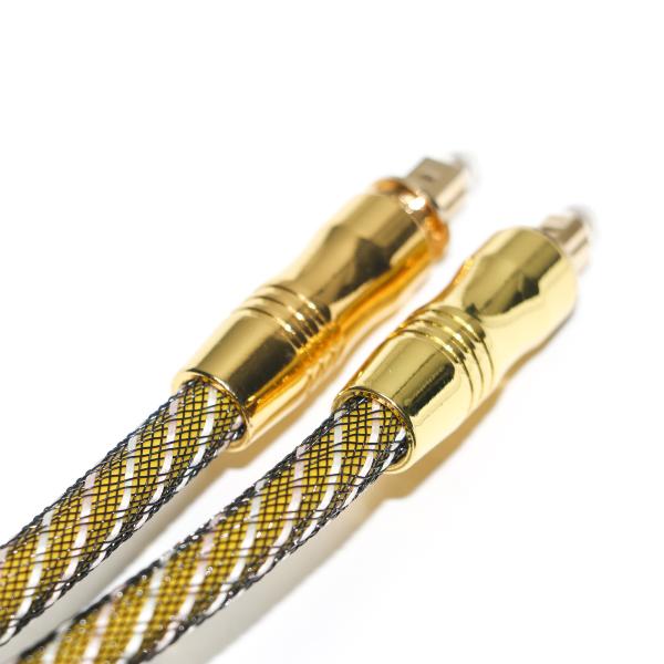 TOSLINK OD7.0 cuerda tejida puertos dorados Cable Digital de alta resolución para amplificador de audiófilo TV 1,8 M 3M 5M