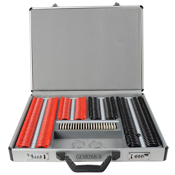 Сияющий серебряный покрытый объектив пробы установил Optometry, пробный диаметр