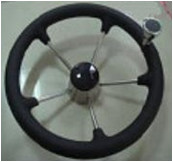 9 Spoke Polished Stainless Boat/Marine Steering Wheel/stainless steel steering wheel from China