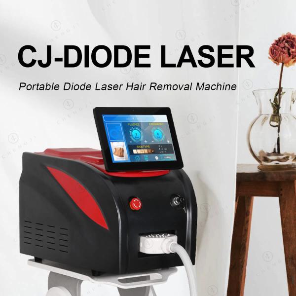 TEC Cooling Portable Diode Laser Machine Commercial Laser Permanent Hair Removal Machine 4500W