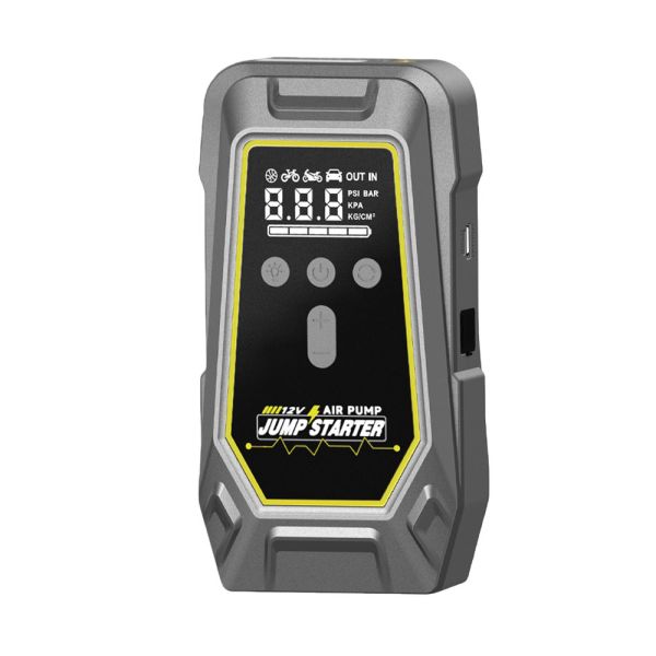 Electric Air Pump Tire Inflator 8000mAh 10000mAh 12000mAh Intelligent Emergency Car Jumper Starter