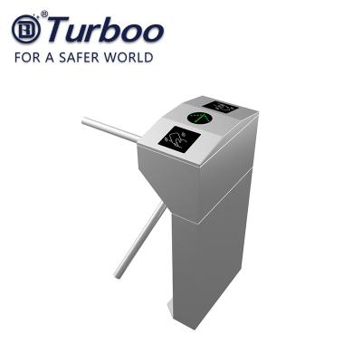 O torniquete eletrônico exterior interno bloqueia o sistema automático do controle de acesso