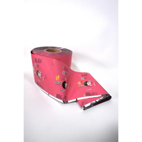 Film de sécurité laminé PET/VMPET/PE plastique alimentaire/snacks/noix emballage en rouleau de film plastique