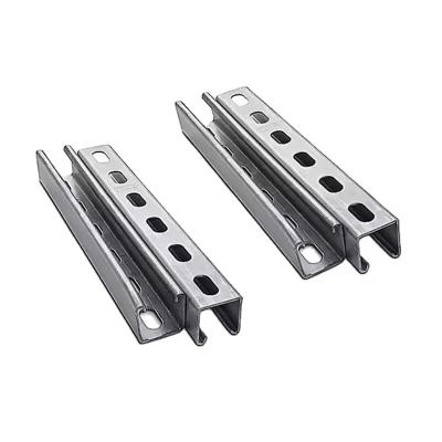 C Shaped Galvanized Steel Strut Channel For Construction Slotted C Channel