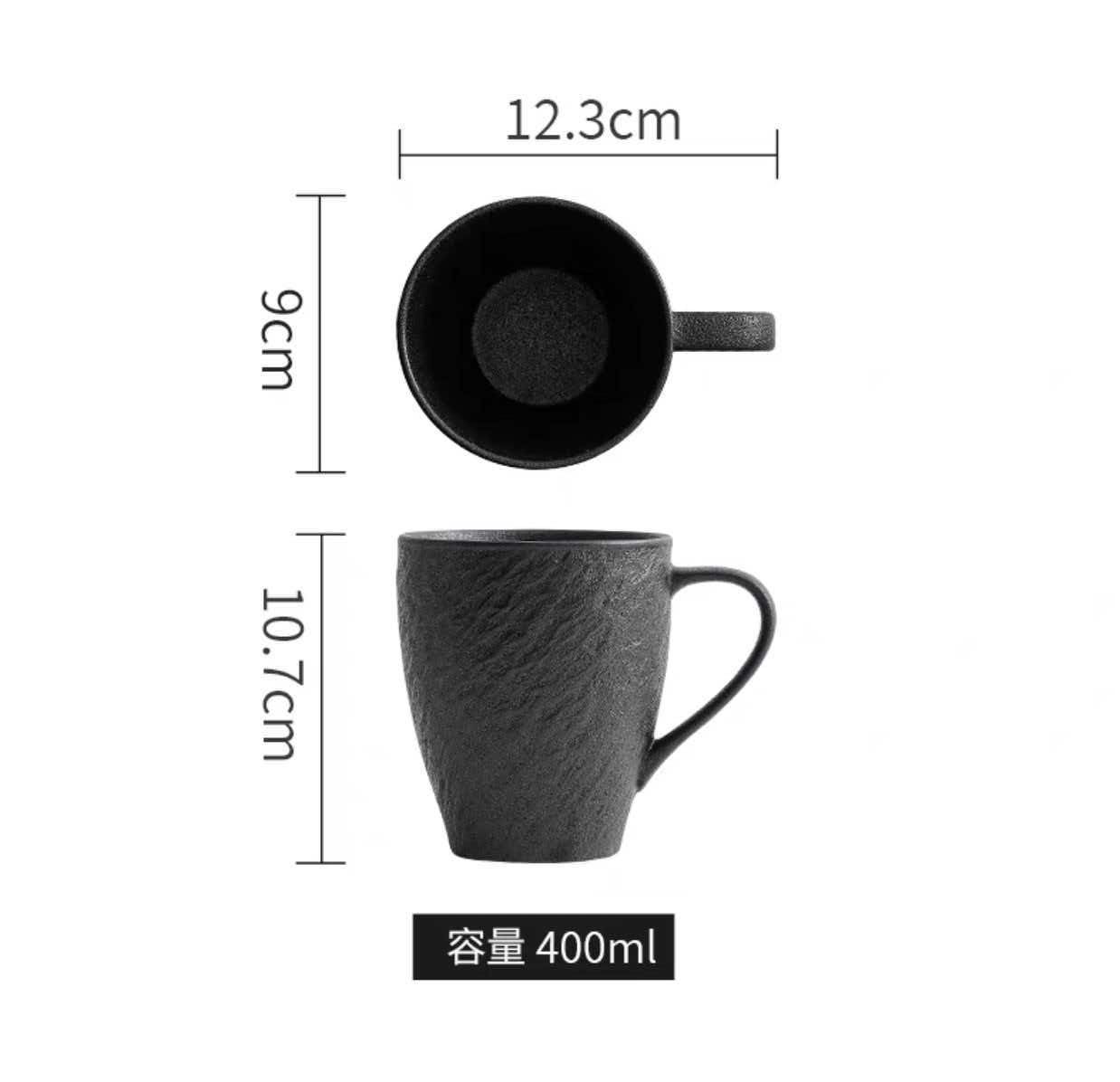 400ml  mug  black  and  white