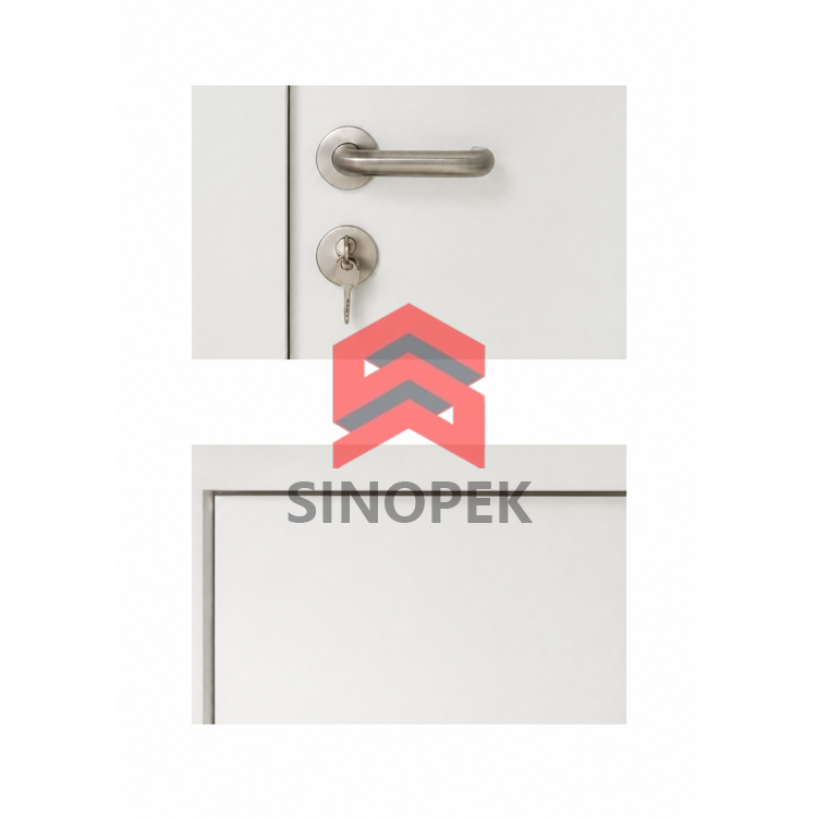 Airtight Double-Leaf Unequal Steel Cleanroom Door | Flush Mount | GMP Standard