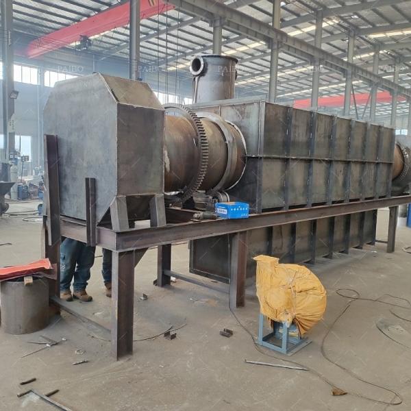 Máquina de Fabricação de Carvão Amigável ao Meio Ambiente Biocarbono de Cascas de Arroz e Pó de Carvão