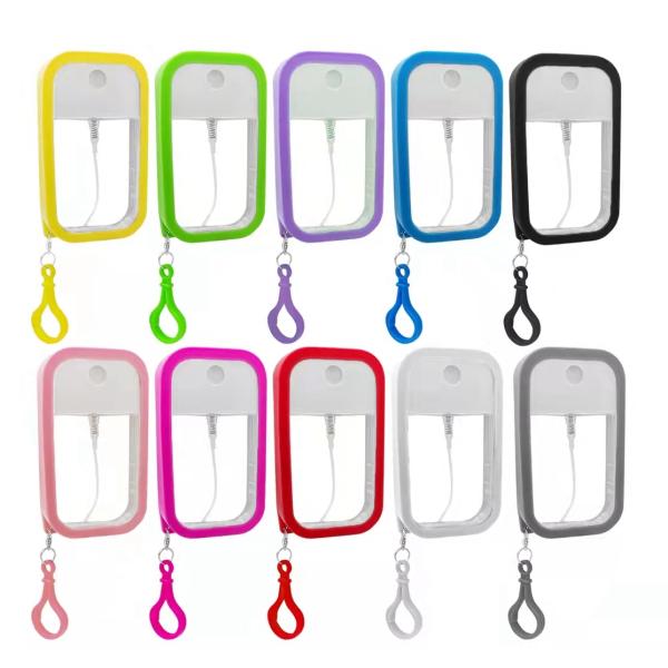 Credit Card Pocket Plastic Mini Perfume Spray Bottle 38ml 50ml