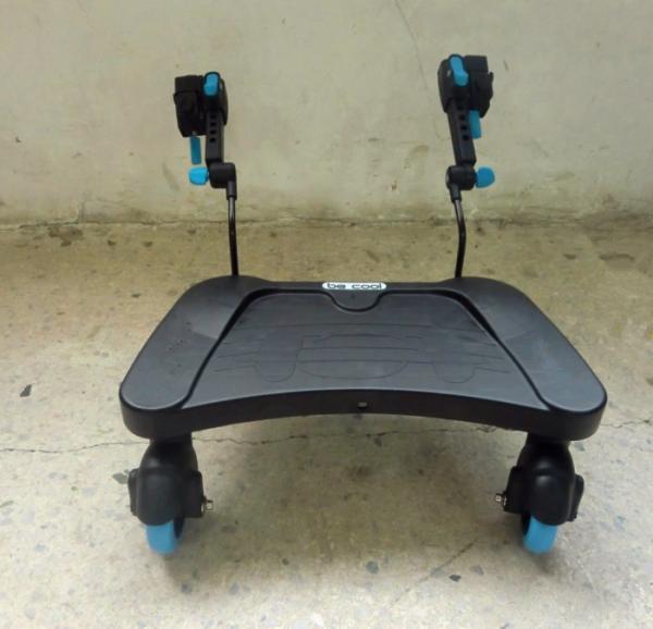 Custom Baby Stroller Board Plastic Babies Buggy Board With 3 Wheel