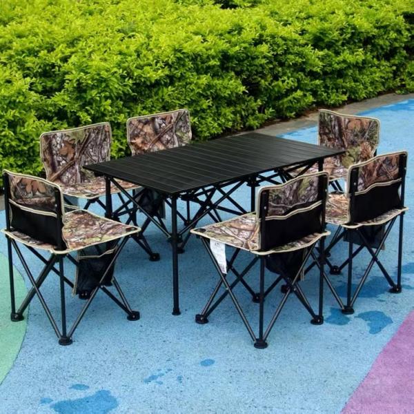 Portable Mountain Camping Picnic Table with Chairs Modern Design and Durable Material