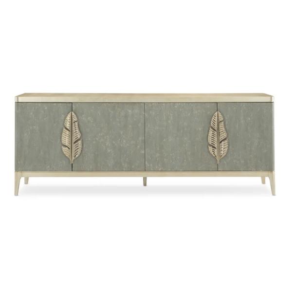 Modern Media Console Buffet Mirrored Living Room Sideboard TV Stand