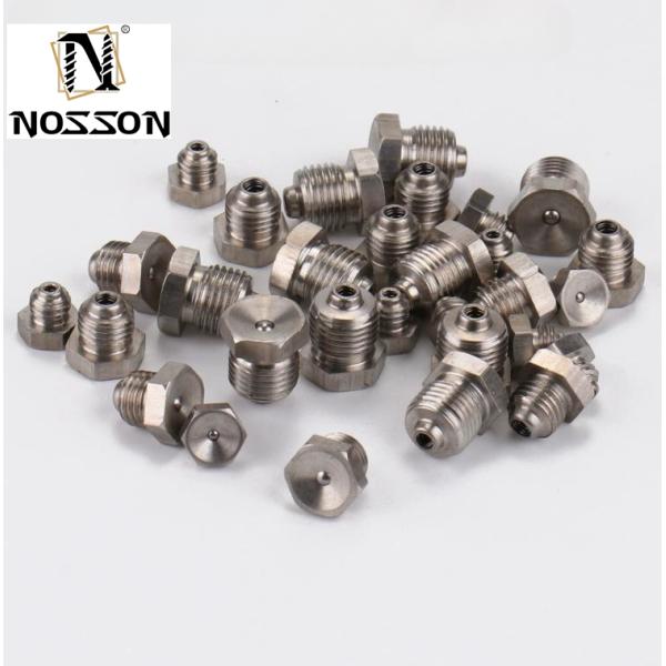 Customized Size All Thread Nipple 6mm 8mm 10mm 12mm 45 90 Degree Grease Fitting for Cars Reducing Hexagon Head Code
