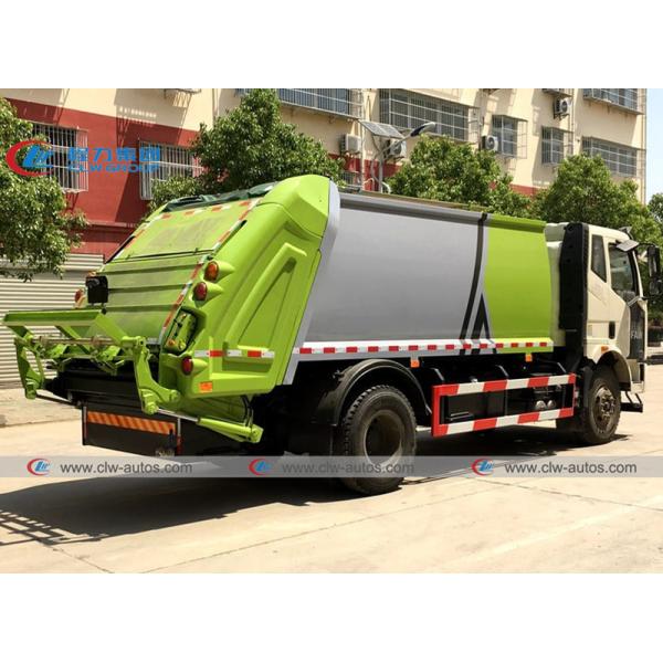 FAW brand  4*2 14m3 Rear Loader Compressed Garbage Truck