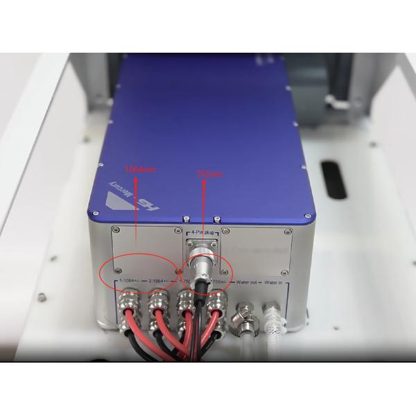 Máquinas de láser de alejandrita permanente ND YAG de 755nm de largo pulso para mujeres
