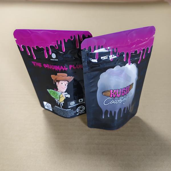 High-Definition Printing Customizable Graphics Child Resistant Bags With Visible Window For Pharmaceuticals Packaging.