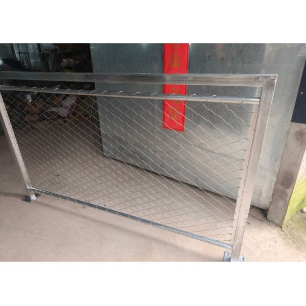 Balustrade Cable Mesh 2.0mm 5cm Mesh Size  Stainless Steel Ferrule Rope Mesh