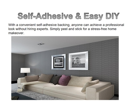 Easy DIY PE Foam Wall Sticker 2.7mm Thickness Home Decoration Wall Sticker
